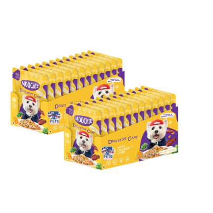 Moochie Digestive Care With Chicken Liver Gravy Wet Dog Food