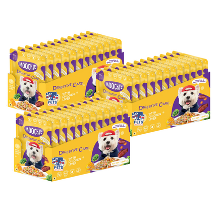 Moochie Digestive Care With Chicken Liver Gravy Wet Dog Food