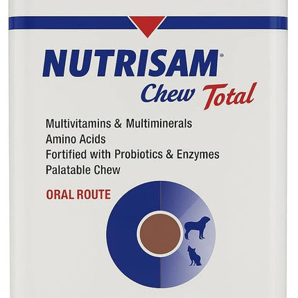 Vetoquinol Nutrisam chew total Tablets  (30 tab )