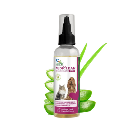 Natural Remedies Audiclean Clean and Healthy Ears for Dogs and Cats