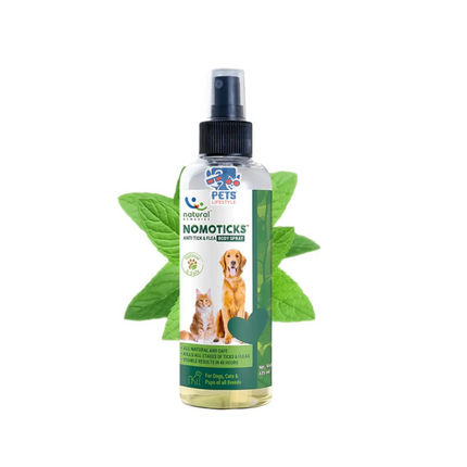 Natural Remedies Nomo Ticks Body Spray for Dogs and Cats