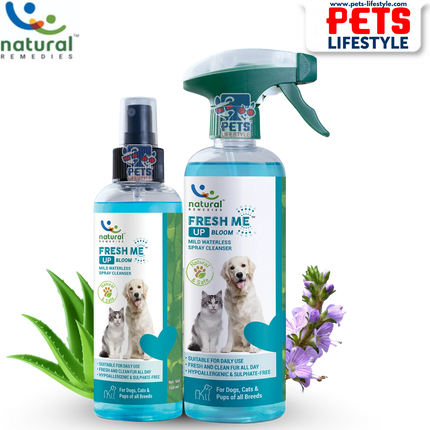 Natural Remedies Fresh Me Up Bloom Dry Shampoo for Dogs and Cats