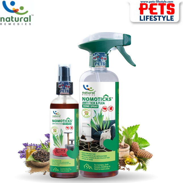 Natural Remedies NomoTicks Home Spray – Anti-Tick & Flea Spray