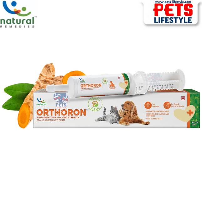 Natural Remedies Orthoron Joint Supplement Paste for Dogs and Cats