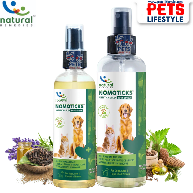 Natural Remedies NomoTicks Body Spray – Anti-Tick & Flea Spray