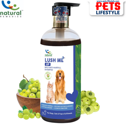 Natural Remedies Lush Me Up Anti Hairfall Shampoo for Dogs and Cats