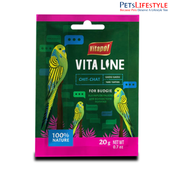 Vitapol Vitaline Feed Supplement Chitchat For Budgie 20g