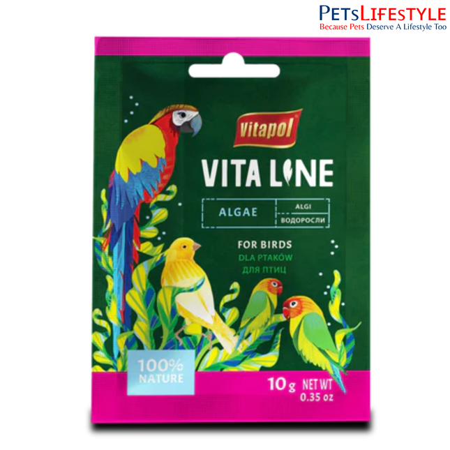 Vitapol Vitaline Feed Supplement - Algae For Birds 10g