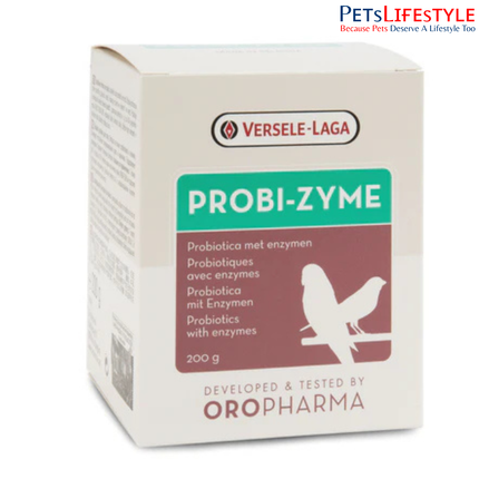 Versele Laga Oropharma Probi-Zyme Bird Probiotic & Enzyme Supplement 200 g