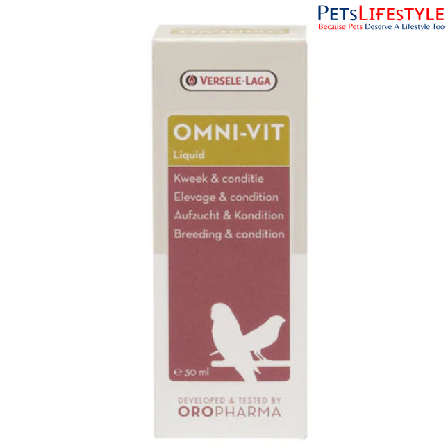 Versele Laga Oropharma Omni-Vit Liquid For Birds 30 ml