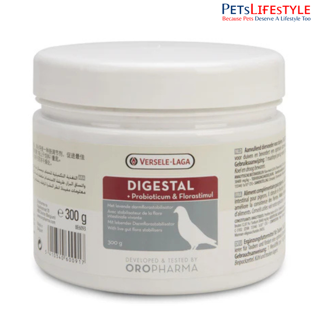 Versele Laga Oropharma Digestal Bird Probiotic Intestinal Supplement 300 g