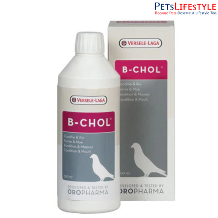 Versele Laga Oropharma B-Chol Bird Liver Tonic & Moulting Support 500 ml