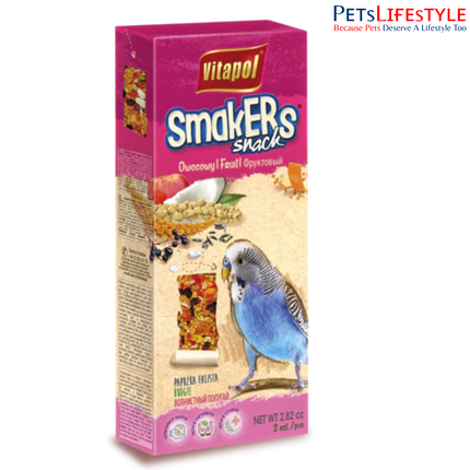 Vitapol Standard Smakers Fruit For Budgie 90g