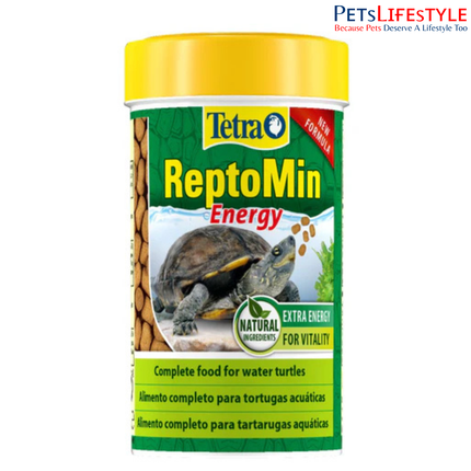 Tetra ReptoMin Energy Complete Food for Water Turtles Extra Energy for Vitality with Natural Ingredients 34 Gram Pack