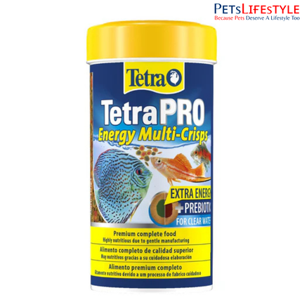 Tetra TetraPRO Energy Multi-Crisps Premium Fish Food with Prebiotics for Vitality, Growth & Clear Water 55 Gram