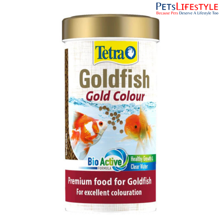 Tetra Goldfish Gold Colour Premium Granules for Goldfish Colour Enhancement & Vitality BioActive Formula 75 Gram