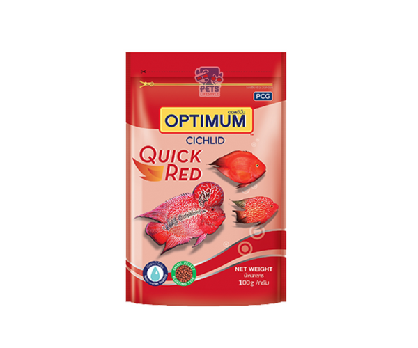 Optimum Cichlid Quick Red - 100g Pack