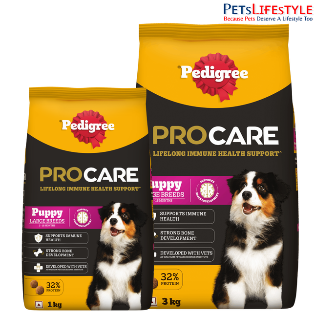 PEDIGREE PROCARE Expert Nutrition Puppy Dry Dog Food (3-18 Months)