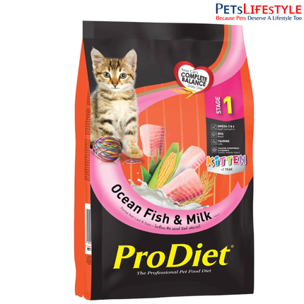 ProDiet Kitten Ocean Fish & Milk Dry Cat Food