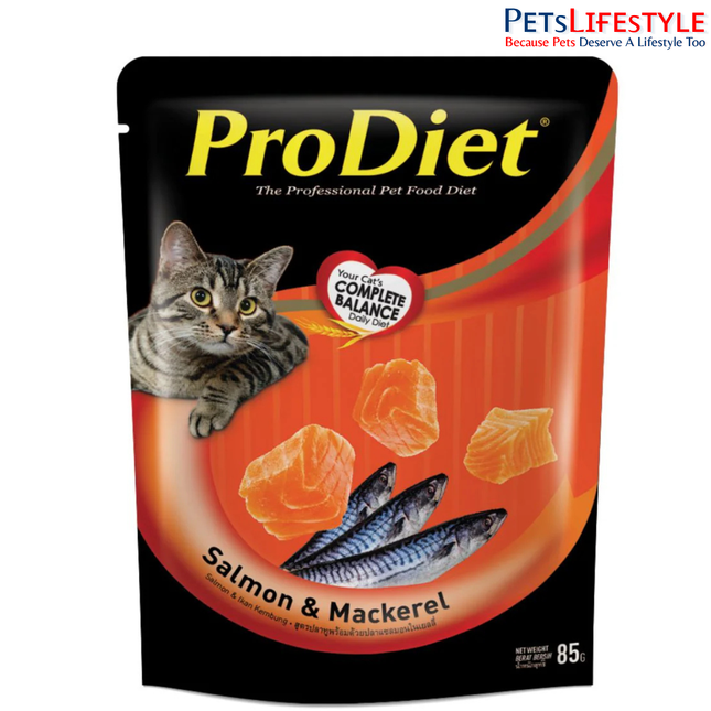 ProDiet Salmon & Mackerel Wet Food Pouch for Cats