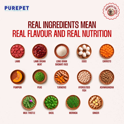 PurePet Mutton Biryani Fresh Dog Food 300g