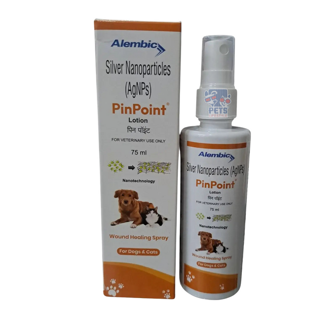 Alembic PinPoint Silver Nano Particles Wound Spray – 75ml Advanced Veterinary Wound Care