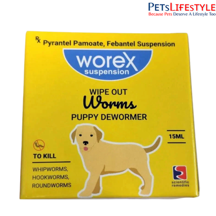 Worex Suspension Puppy Dewormer 15ml