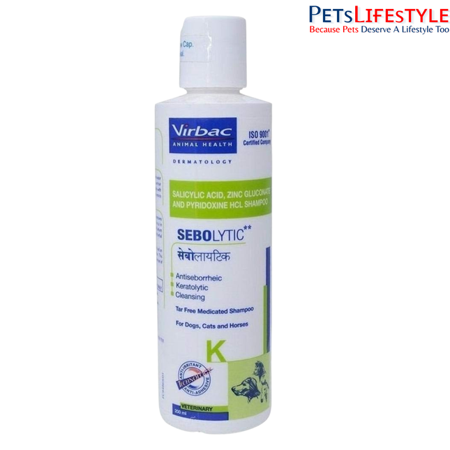 Virbac Sebolytic shampoo for Dogs and Cats (200ml)