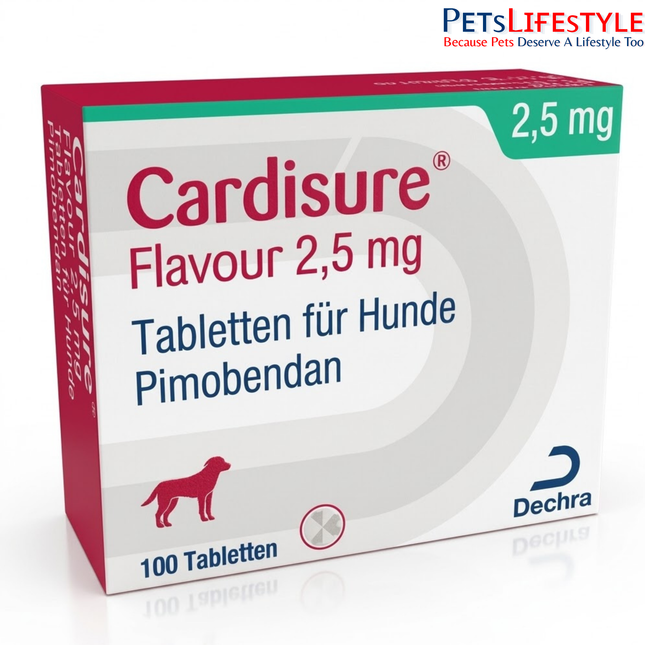 Dechra Cardisure Pimobendan 2.5 mg Flavoured Tablets for Dogs
