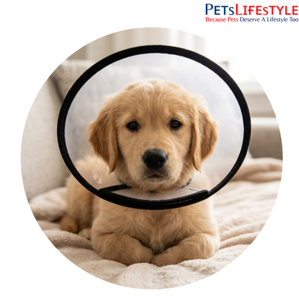 Elizabethan Collar for Dogs, Cats & Rabbits – Protective Recovery Cone (E-Collar)
