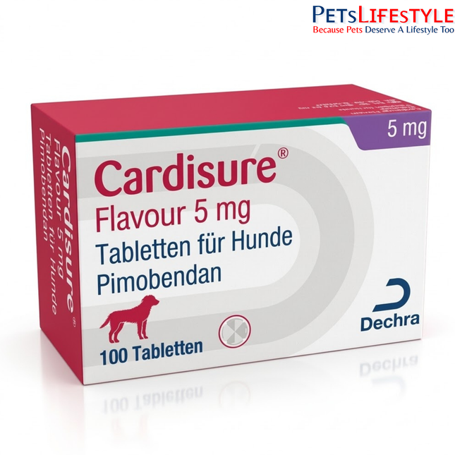 Dechra Cardisure Pimobendan 5 mg Flavoured Tablets for Dogs
