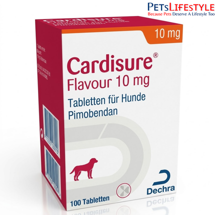Cardisure Pimobendan 10 mg Flavoured Tablets for Dogs 10 Tablet 1Strip