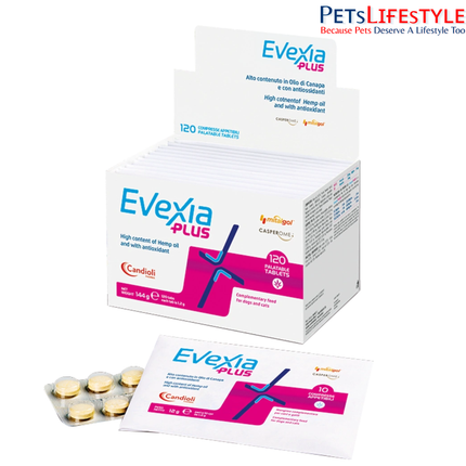 Evexia Plus Joint Support Tablets for Dogs Chronic Pain Relief & Mobility Care (120 Tablets)