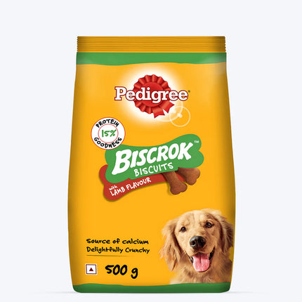 Pedigree Biscrok Biscuits for Dogs - Lamb Flavour