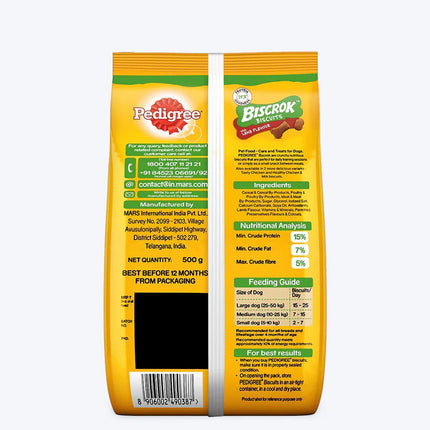 Pedigree Biscrok Biscuits for Dogs - Lamb Flavour