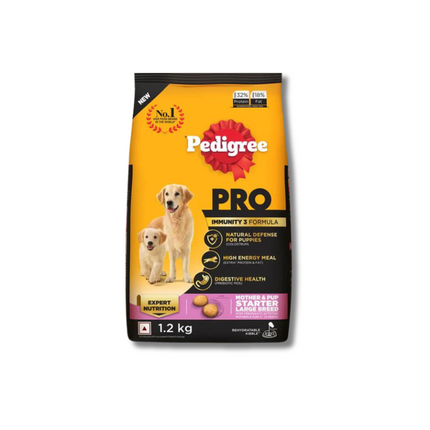 Pedigree PRO Expert Nutrition Lactating/Pregnant Mother & Puppy Starter (3-12 Weeks) Large Breed Dog Dry Food