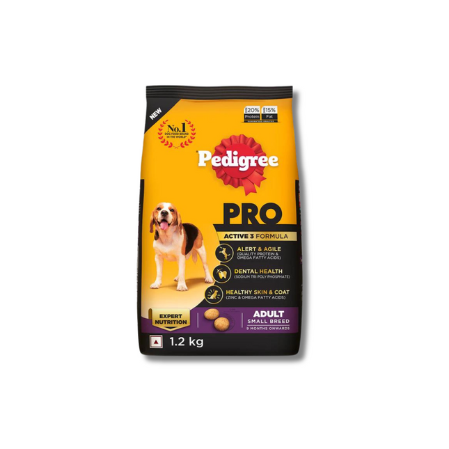 Pedigree PRO Expert Nutrition Adult Small Breed Dogs (9 Months Onwards) Dry Dog Food