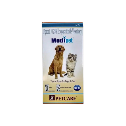 Pet Care Medipet 100ml Flea & Tick Spray