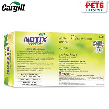 Notix Green Soap for Dog– 75g