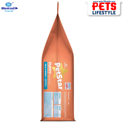 Mankind Petstar Puppy Milk & Wheat dry dog food