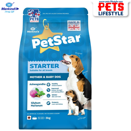 Mankind Petstar Starter Mother & Baby Dog Dry Food