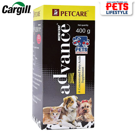 Petcare Nutricoat Advance Omega 3 + 6 Syrup for Dogs & Cats – 200 ml & 400 ml