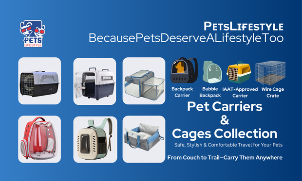 Explore Premium Pet Carriers, Cages & Adventure-Ready Backpacks