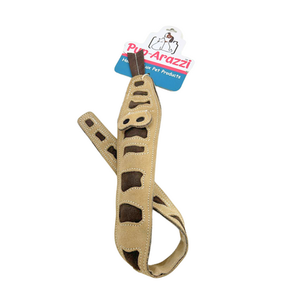 Pup Arazzi Leather Snake Toy For Dogs