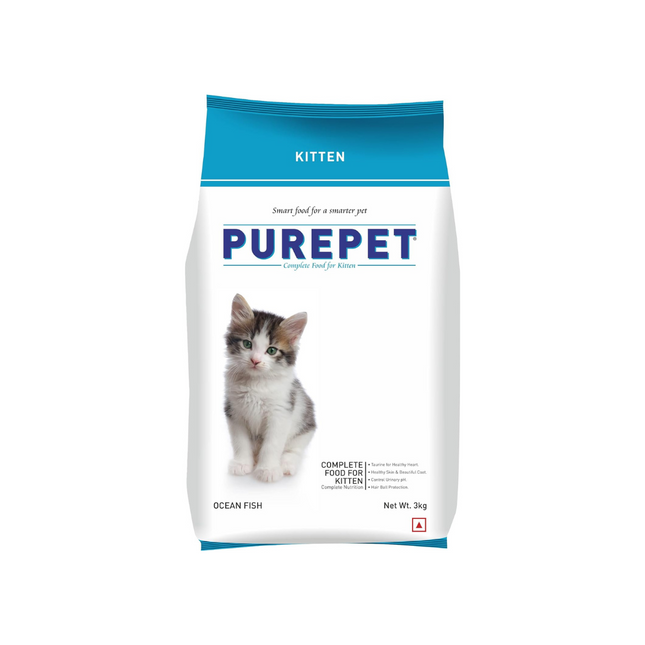 Buy Purepet Dry Food for Kittens Ocean Fish 3kg at Lowest Prices
