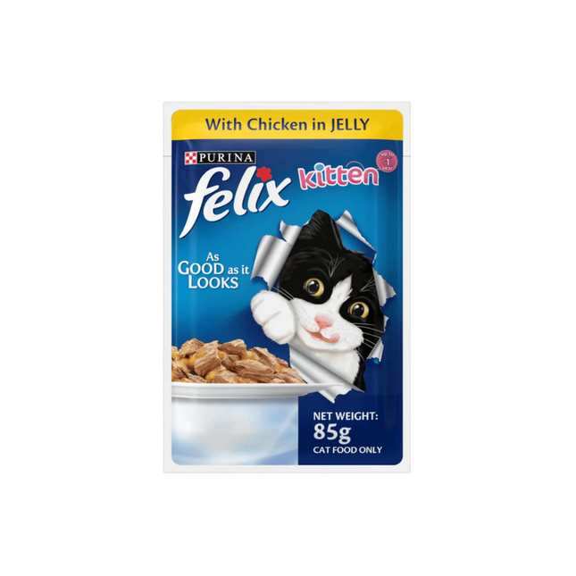 Purina Felix Chicken with Jelly Kitten Wet Food