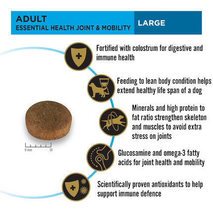 Purina Pro Plan Adult Large Breed Dog Food 1kg High Digestibility Premium Chicken Kibble.