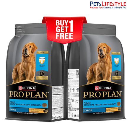 Purina Pro Plan Large Breed Adult Dry Dog Food Chicken 1kg Buy 1 Get 1 Free Premium High Protein Dog Food