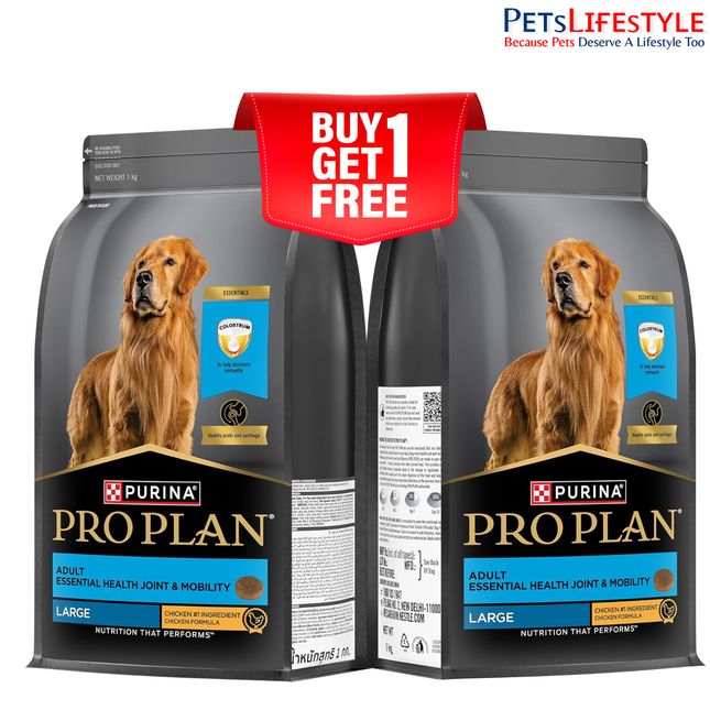 Purina Pro Plan Large Breed Adult Dry Dog Food Chicken 1kg Buy 1 Get 1 Free Premium High Protein Dog Food