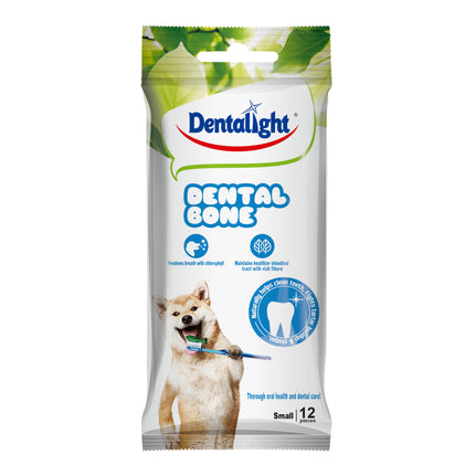 Gnawlers Dentalight Dental Pure Veg Bone 12 pieces 90 gm Vegetable Dog Treat  (90 g)